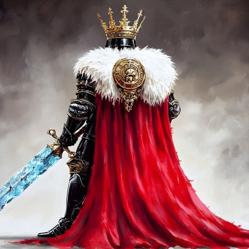 Majestic Regalia Warrior Canvas Print