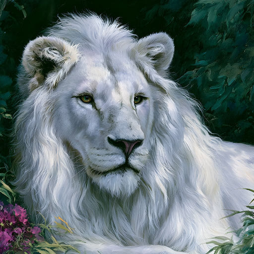 Noble Sovereign Lion Canvas Print