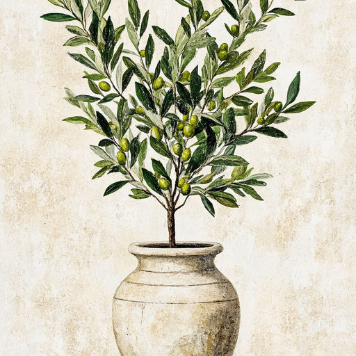 Olive Tree Harmony Canvas Print
