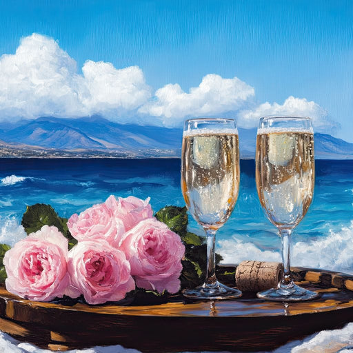 Oceanfront Celebration Bliss Canvas Print