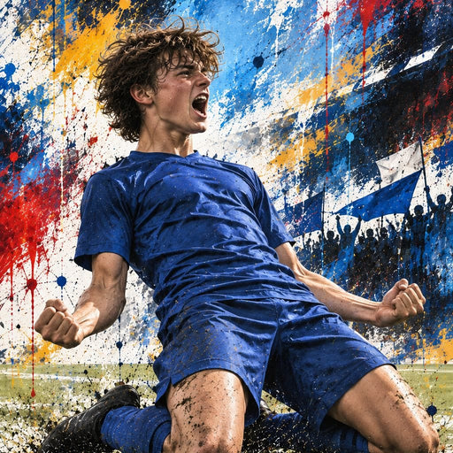 Where Ambition Meets the Pitch 3 Canvas Print
