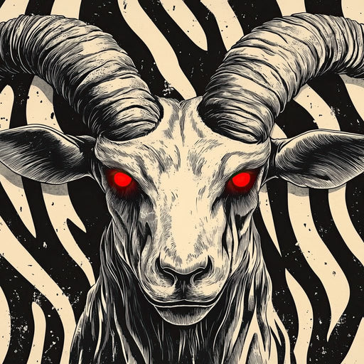 Infernal Ram of Shadows Canvas Print