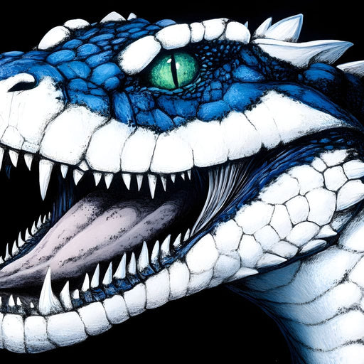 Predatory Raptile Canvas Print