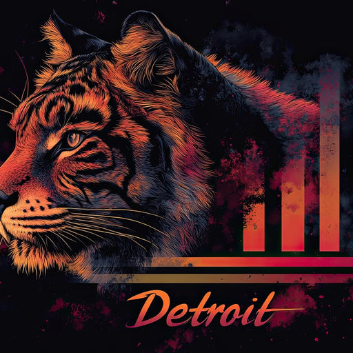 Urban Detroit Canvas Print