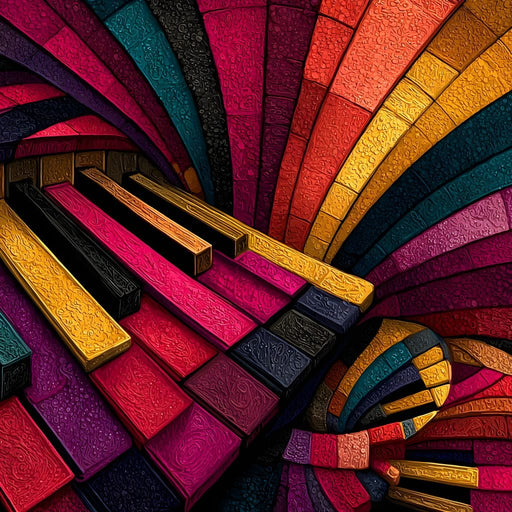 Colorful Rhapsody Journey Canvas Print