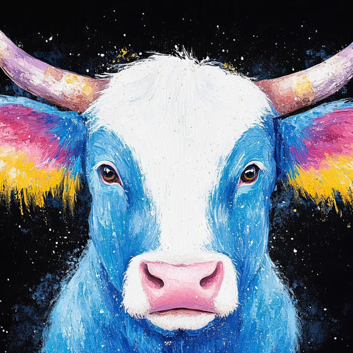 Radiant Bovine Canvas Print