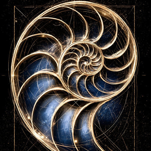 Golden Proportion of the Infinite Cosmos Canvas Print