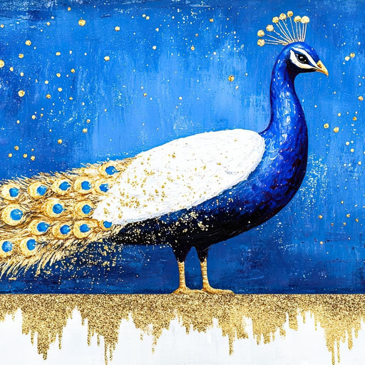 Royal Plumes Celestial Enchantment Canvas Print