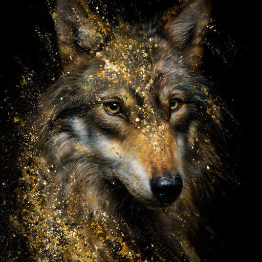 Radiant Lupine Goldburst Spirit Canvas Print