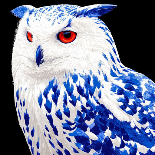 Sapphire Stare Nocturne Canvas Print