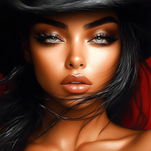 Infinite Allure Portrait Canvas Print