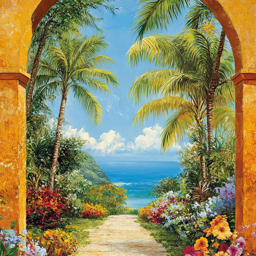 Tropical Vacation Canvas Print