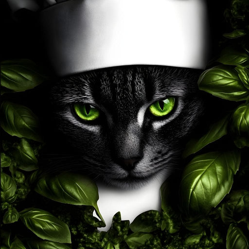 Enchanted Culinary Feline Canvas Print