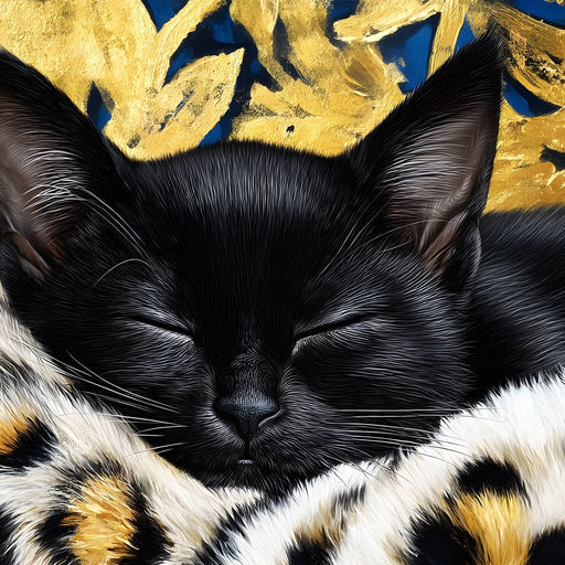 Kitty Slumber Canvas Print