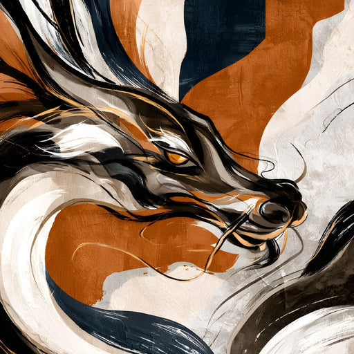 Rising Serpent of the Hidden Peaks Canvas Print
