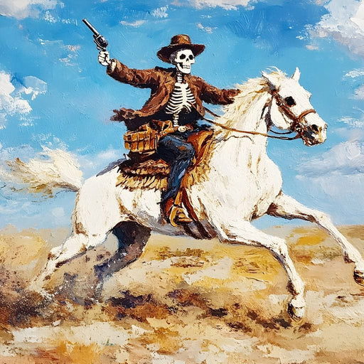 Rider of the Endless Plains Canvas Print