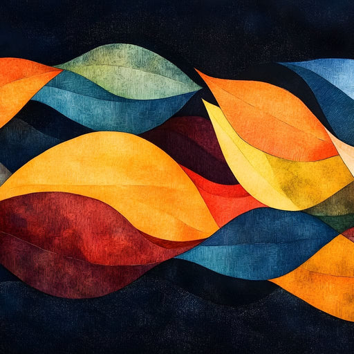 Vibrant Tides of Expression Canvas Print