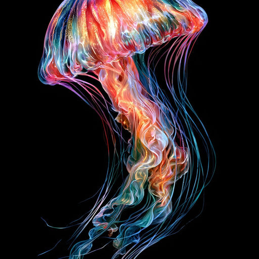 Luminous Drifter of the Deep Sea Canvas Print