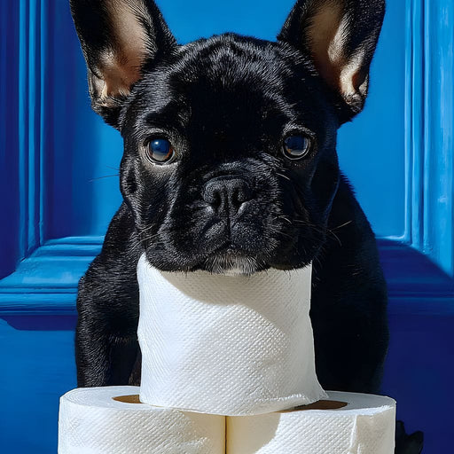 French Bulldog Roll Guardian Canvas Print