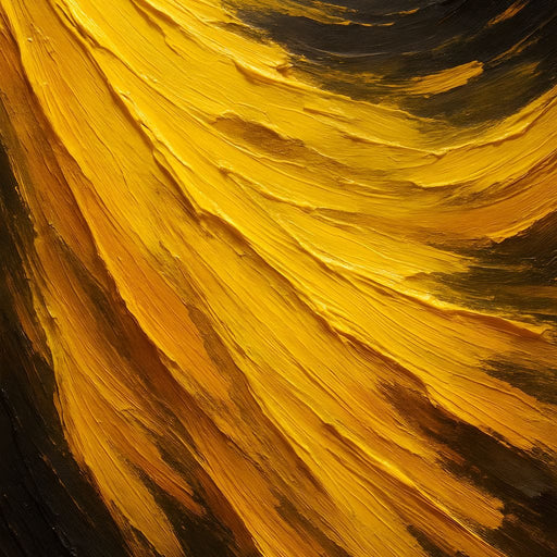 Golden Radiance Unfurled Canvas Print