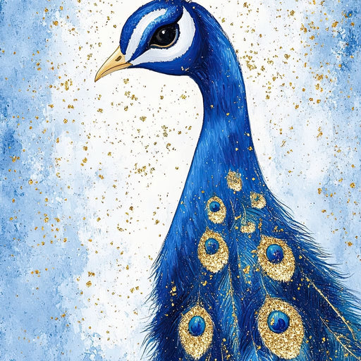 Majestic Feathered Peacock Canvas Print