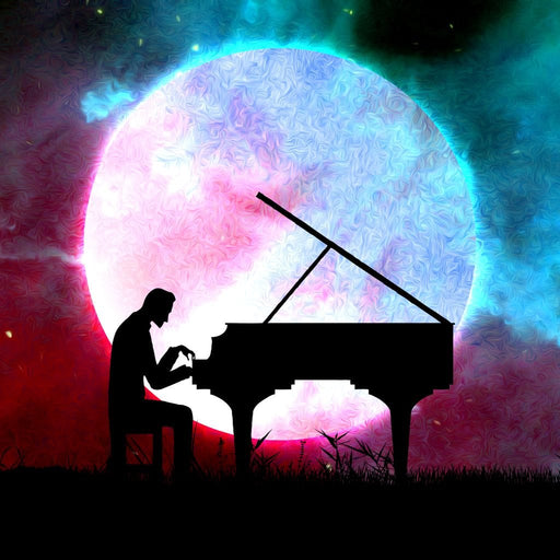 Space Pianist - ABConcepts Canvas Print