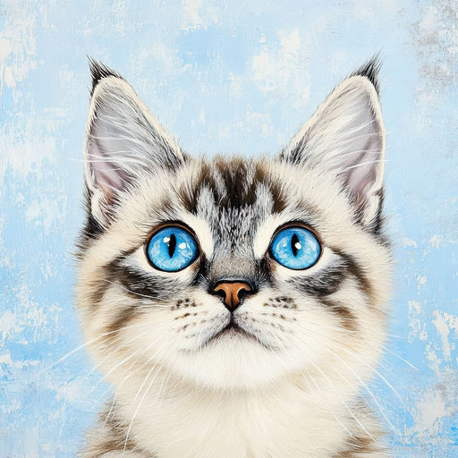 Kitty's Gaze of Curiosity Canvas Print