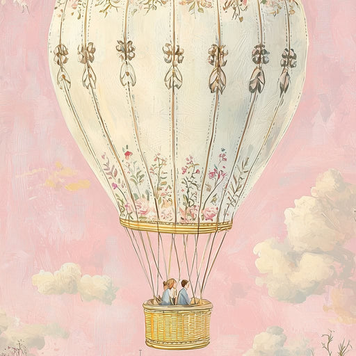 Whimsical Ballad of Airborne Dreams Canvas Print