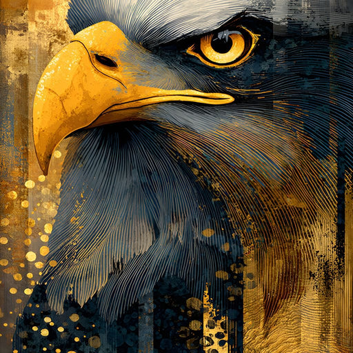 Golden Majesty of Flight Canvas Print