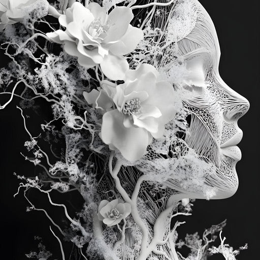 Floral Interlaced Reverie Canvas Print