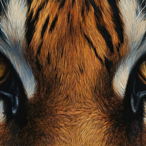 Tiger Stare Wilderness Majesty Canvas Print
