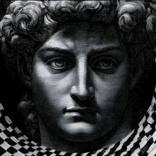 Fragmented Logic Of The Marble Mind Canvas Print