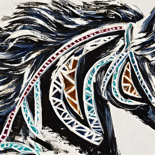 Majestic Stallion Tapestry - Alicia Smith Canvas Print