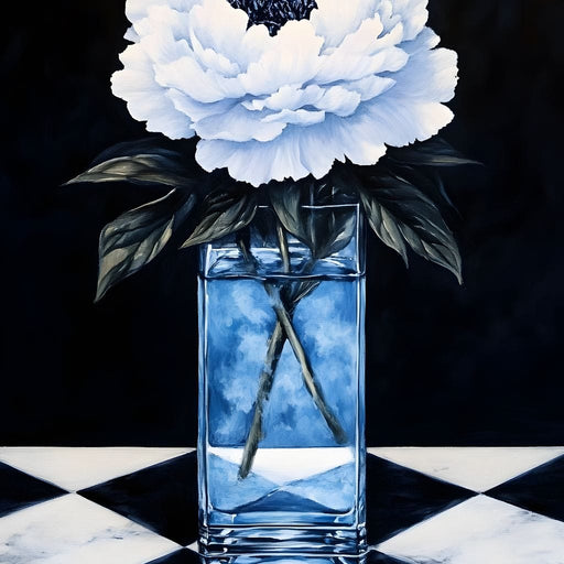 Dream Petals in Glass Enclave Canvas Print