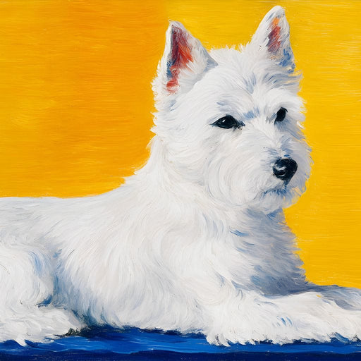 Terrier Tranquility Delight Canvas Print