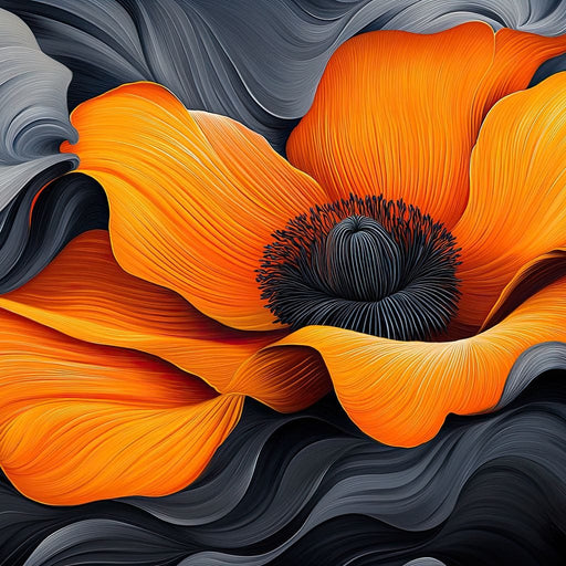 Flameflower - TooplesArt Canvas Print
