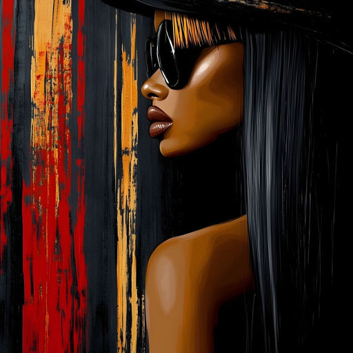 Elegance of Urban Shadows Canvas Print