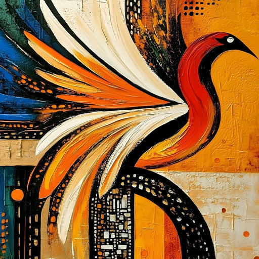 Vivid Phoenix Harmony Flight Canvas Print