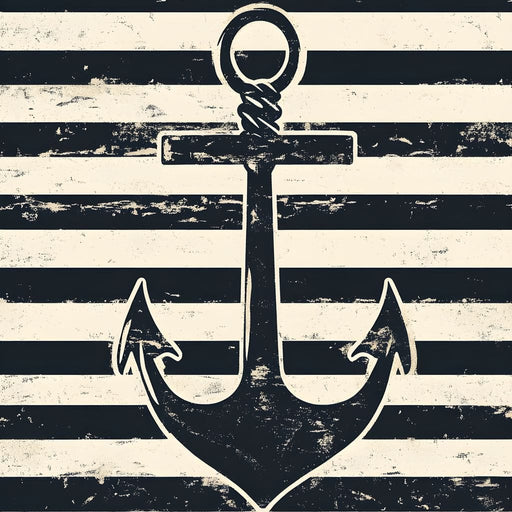 Nautical Stripes Voyage Canvas Print