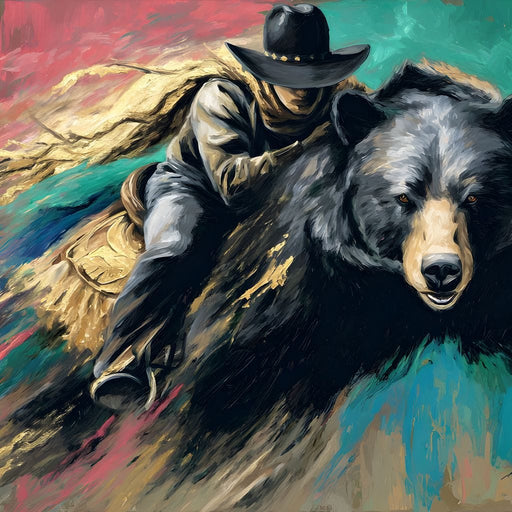Frontier Rider of the Great Bear Canvas Print