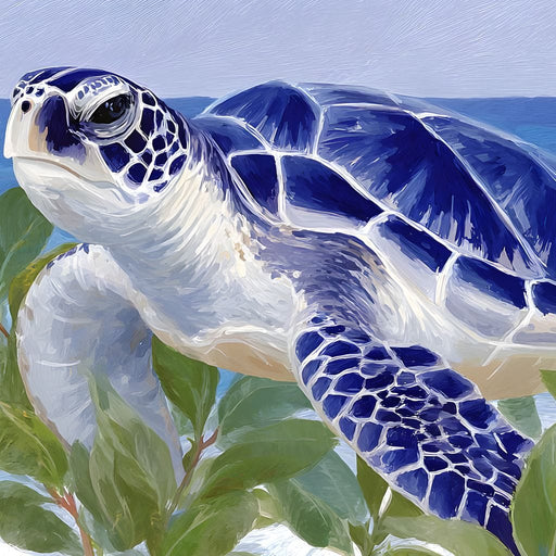 Ocean Voyager Sea Turtle Breeze Canvas Print
