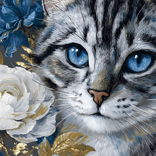 Parisian Elegance Feline Dreams Canvas Print