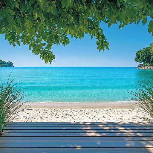 Tropical Tranquil Escape Canvas Print