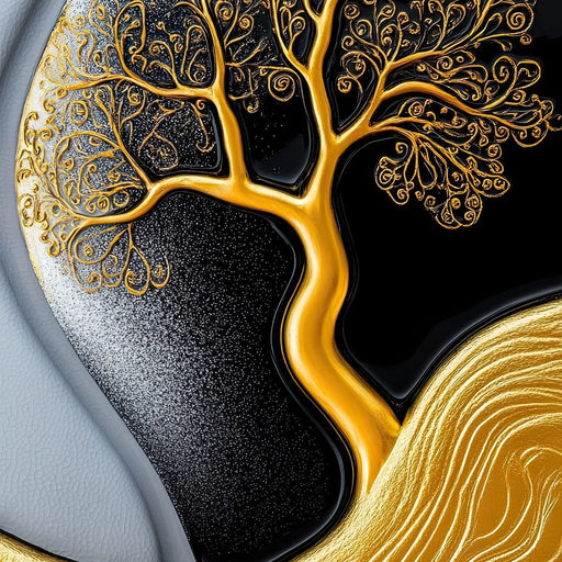 The Gilded Roots - TooplesArt Canvas Print