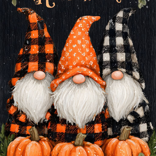 Pumpkin Patch Gnome Halloween Fun Canvas Print