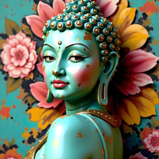 Radiant Petals Tranquility Canvas Print