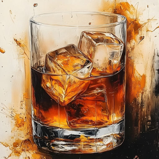 Whiskey Drink Elegance Canvas Print