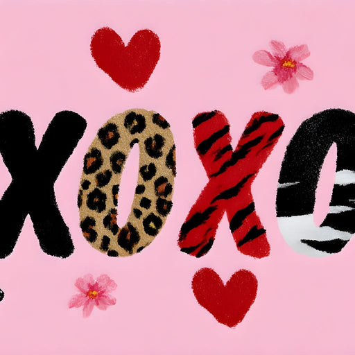 Pink Safari Love Butterfly Charm Canvas Print