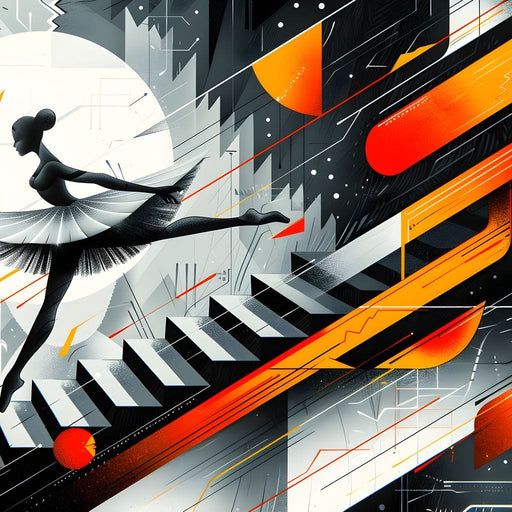 Ballet in the Cosmic Dance Canvas Print