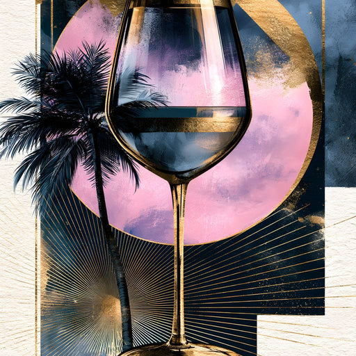 Solstice Evening at the Coastal Lounge Canvas Print